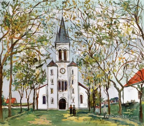 Maurice Utrillo Church At Orthez Oil Painting Reproductions For Sale
