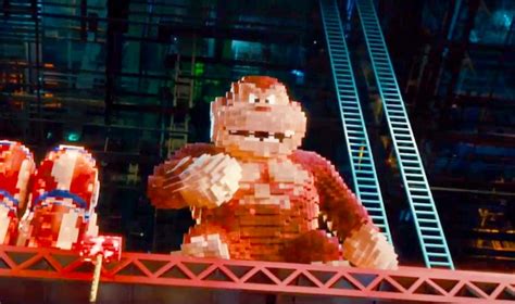 New Pixels Trailer Kevin James Kills A Smurf As Video Game Champions