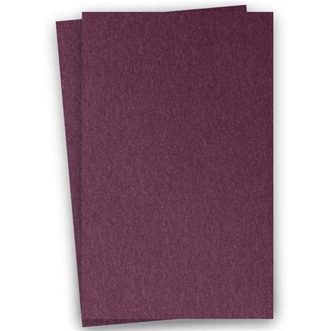 Stardream Metallic 11x17 Card Stock Paper Ruby 105lb Cover 284gsm 1