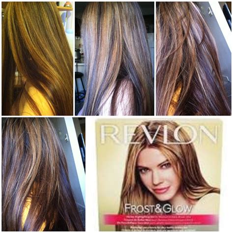 Check the progress of your highlights. Once again, I used Revlon Frost and Glow (honey kit). This ...