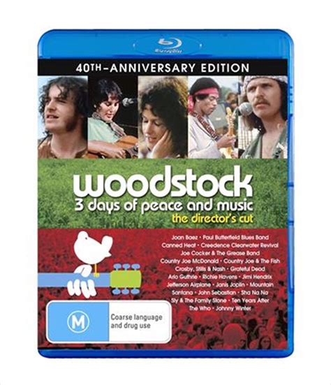 woodstock 3 days of peace and music the director s cut 40th anniversary edition documentary