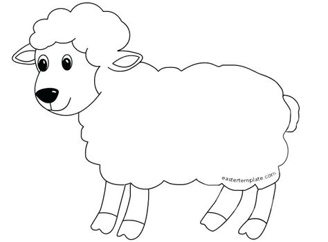 Cartoon Sheep Coloring Pages At Getdrawings Free Download