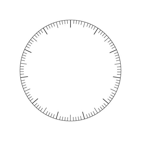 Premium Vector 360 Degree Scale Of Barometer Speedometer Compass