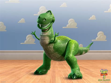 Rex the Dinosaur from Toy Story Desktop Wallpaper