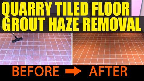 Maybe you would like to learn more about one of these? Cleaning and Removing Grout Haze from a Quarry Tiled floor ...