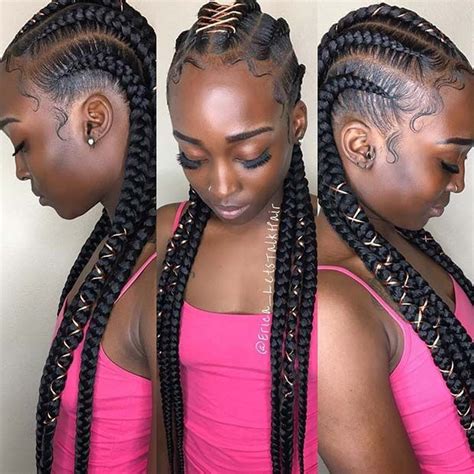 43 Cool Ways To Wear Feed In Cornrows Page 2 Of 4 Stayglam