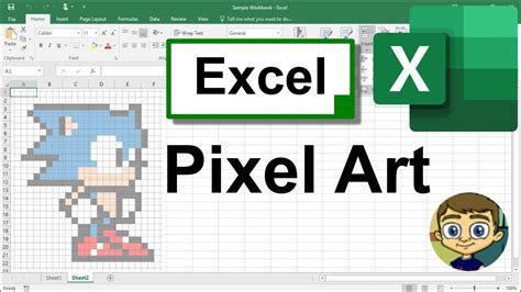 How To Create Excel Pixel Art The Learning Zone