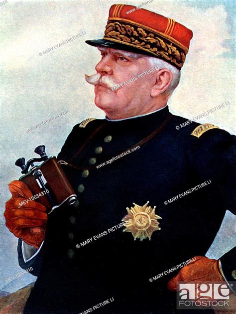 Joseph Jacques Cesaire Joffre French Military Stock Photo Picture And