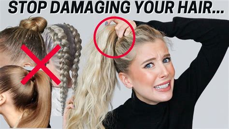 Stop Wearing These Hairstyles That Cause Hair Breakage Hair Breakage Causes Protective