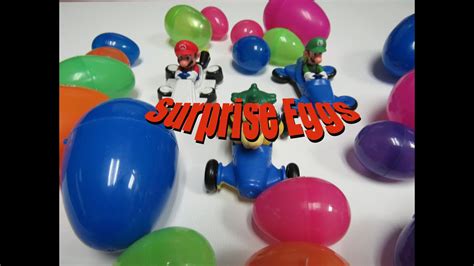 Surprise Eggs Mario Kart Toys Youtube