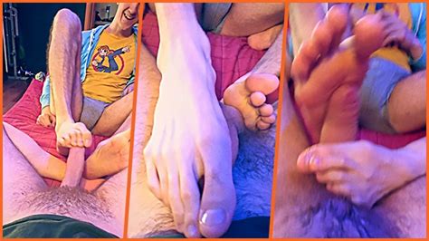 Curious Roommate Will Only Touch My Dick With His Feet Pov Footjob