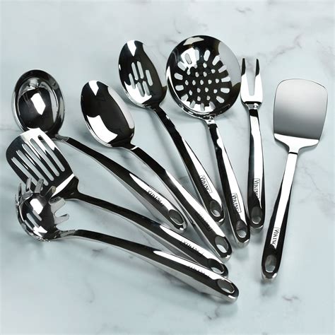Enjoy free shipping & browse our great selection of cooking utensils, ricers, lobster tools and more! Viking Stainless Steel Kitchen Utensil Set, 8 Piece ...