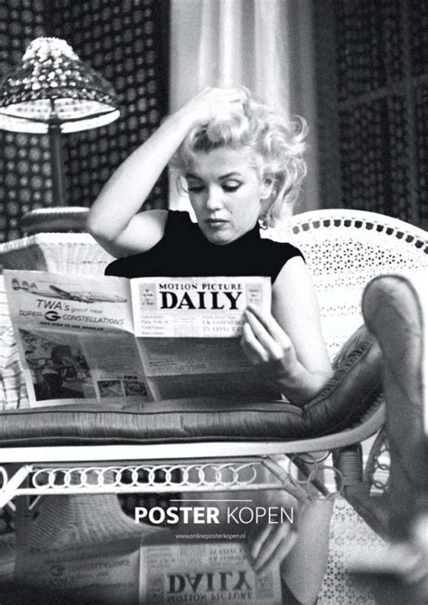 Poster Marilyn Monroe Filmster Poster Zwart Wit Poster Filmster
