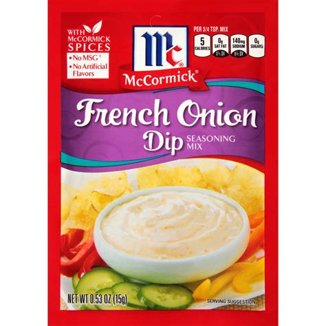 Mccormick French Onion Dip Seasoning Mix 053 Oz