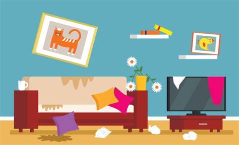 Messy Living Room Illustrations Royalty Free Vector Graphics And Clip