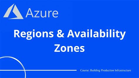 Azure 5 Regions And Availability Zones Azure Tutorial Youtube