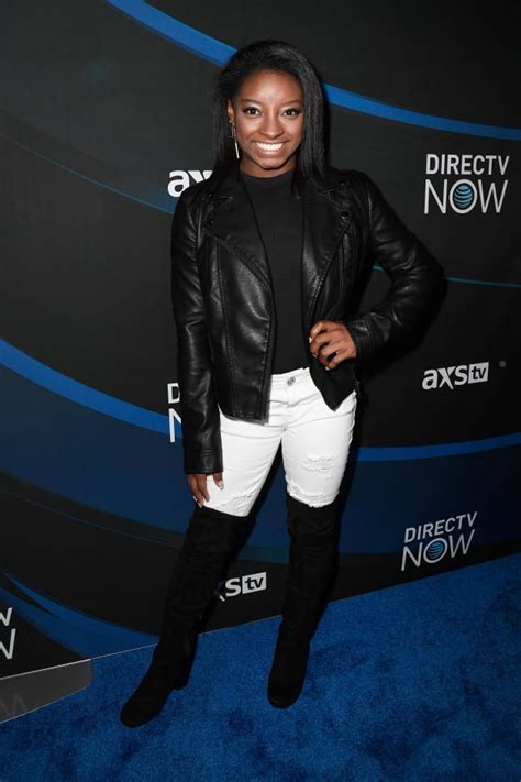 Simone Biles Red Carpet Pic The Hollywood Gossip