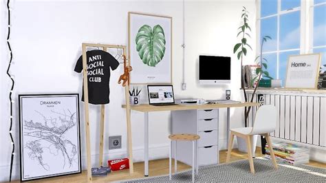 Sims 4 Ccs The Best Ikea Office By Mxims Ikea Büro Sims 4 Cc