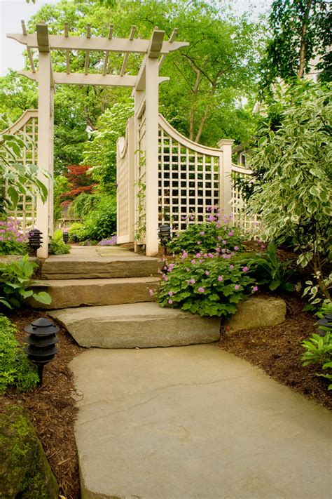 New Jersey Landscaping Stone Steps Garden Design Cording Landscape Design