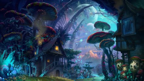 Fantasy Landscape Art Artwork Nature Scenery Wallpaper 2560x1440