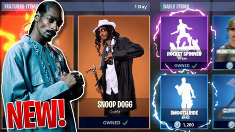 New Snoop Dogg Fortnite Danceemote Insane Leaked Skins In