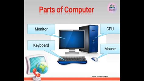 Parts Of Computer Class 1 Youtube Riset