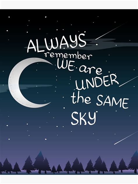 Always Under The Same Sky Sticker For Sale By Yacinshop Redbubble