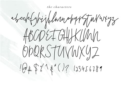 Free Examples Of Cursive Fonts For Art Design Typography Art Ideas