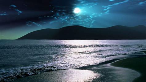 Moonlight Beach Wallpapers Top Free Moonlight Beach Backgrounds