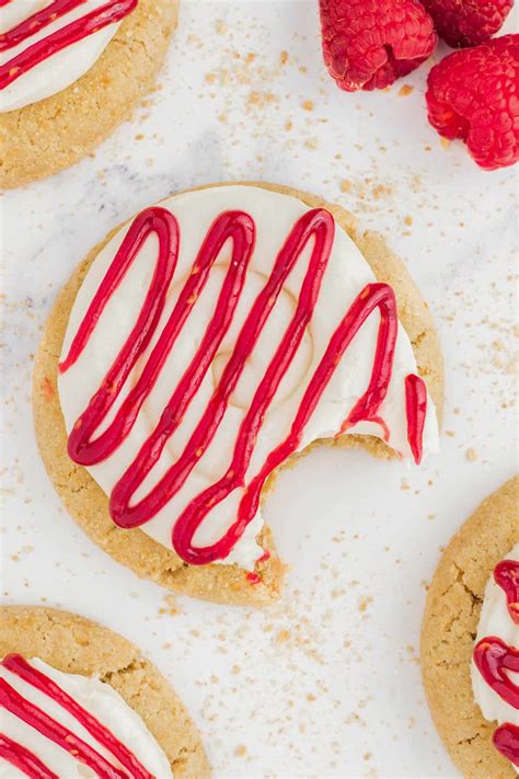 Raspberry Cheesecake Cookies Spoonful Of Flavor