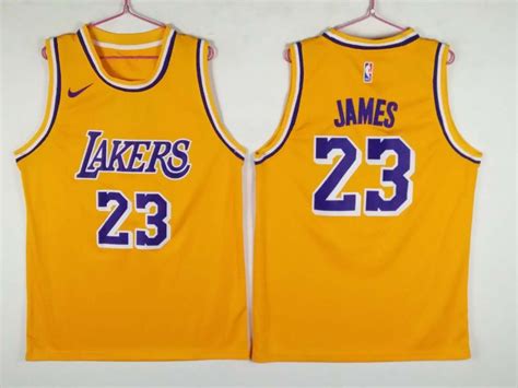 Lakers James 23 Jersey New Los Angeles Lakers Lebron James Jersey 23 Basketball Shop