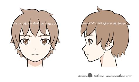 How to draw a boy anime head. How to Draw an Anime Boy Full Body Step by Step - AnimeOutline