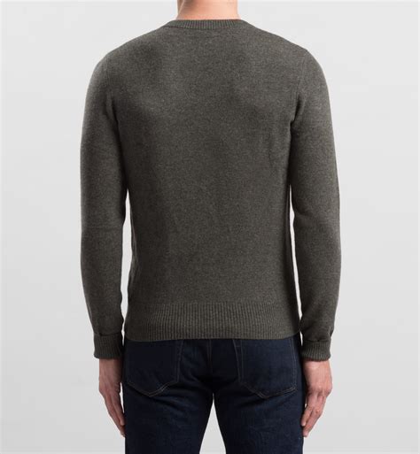 Pine Cashmere V Neck Sweater By Proper Cloth