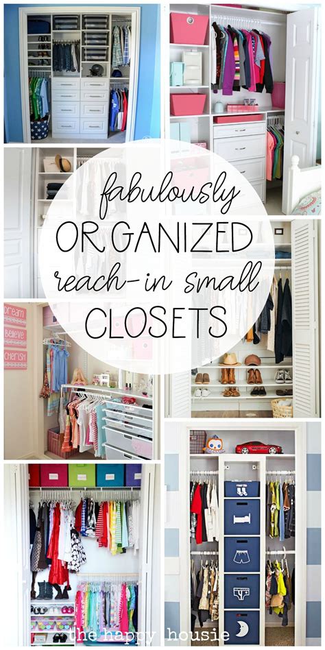 Small Reach In Closet Organization Ideas The Happy Housie Bedroom