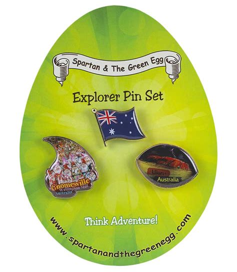 Australia Pin Set 2 Spartan And The Green Egg