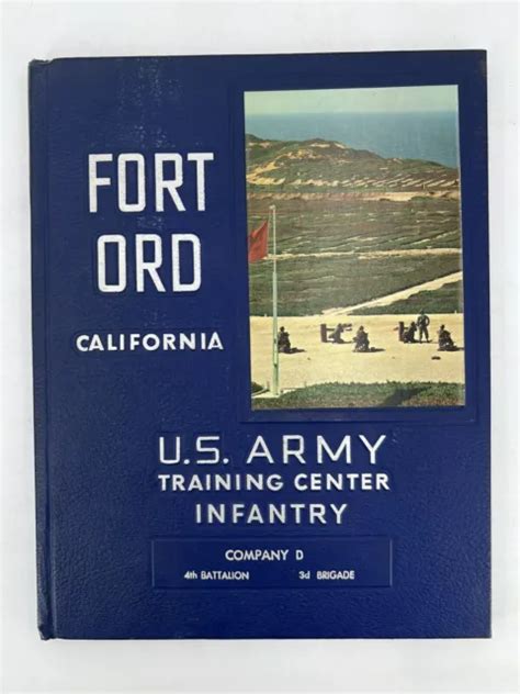 Yearbook Us Army Training Center Infantry Fort Ord 4th Battalion 3rd