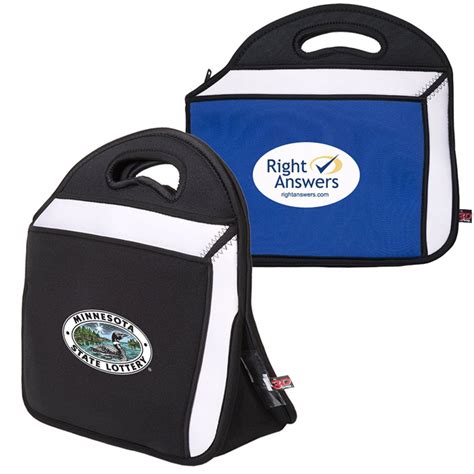 Promotional 3 D Lunch Bag Personalized With Your Custom Logo