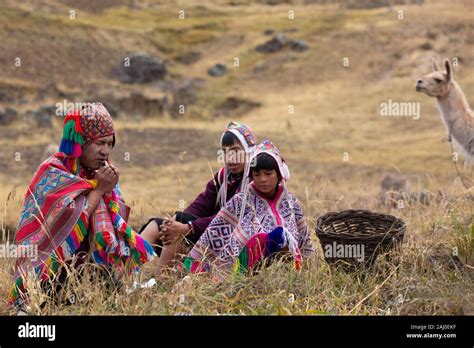 Shaman In The Andes Doing A Ceremony Peru Stock Photo Alamy