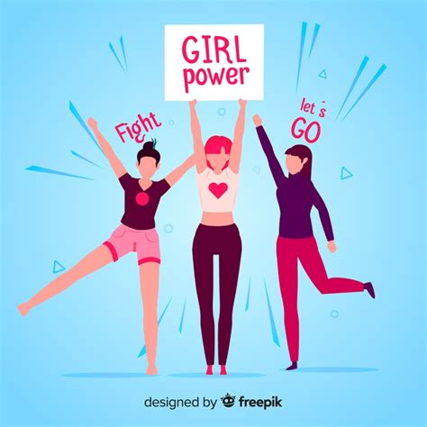 Girl Power Vector At Collection Of Girl Power Vector