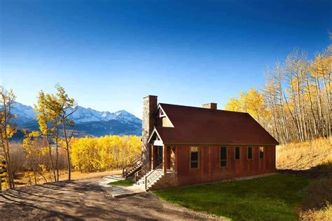 Colorado Mountain Cabin Perfectly Frames Views Of Mount Wilson
