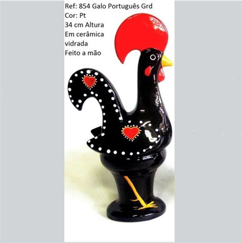 Born on december 5, 1948. Galo Português Grd feito em Ceramica no Elo7 | 9Flor (FA15A1)