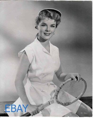 Sally Forrest Busty Plays Tennis Hard Fast And Beautiful Vintage Photo