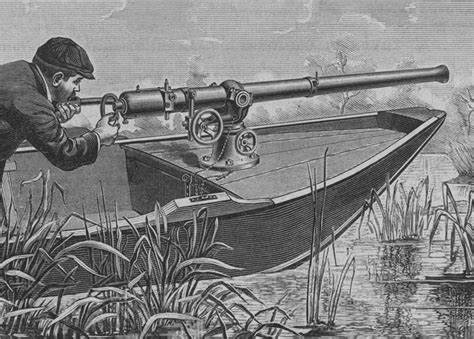 A Punt Gun Used For Duck Hunting But Were Banned Because They Depleted