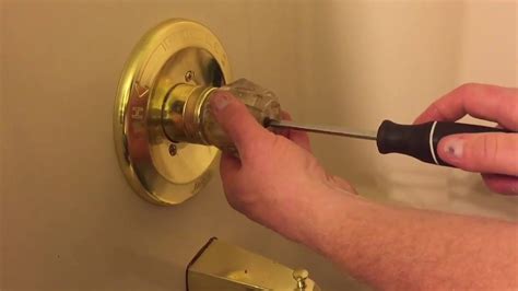 Just wondering if you finished repairing the tub. How to adjust the scald guard on a Delta Faucet - YouTube