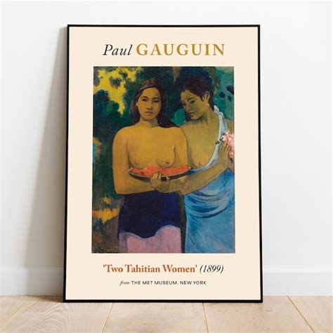 Paul Gauguin Tahitian Women Etsy