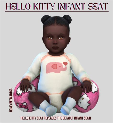 Hello Kitty Infant Seat Default Replacement Honeybeemart Sims 4