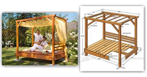 outdoor daybed plans woodarchivist