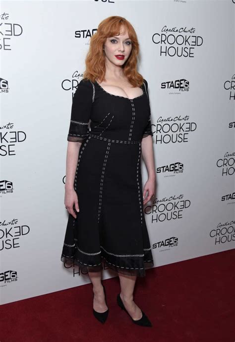 Christina Hendricks At The Crooked House Nyc Premiere At Metrograph In New York Celeb Donut