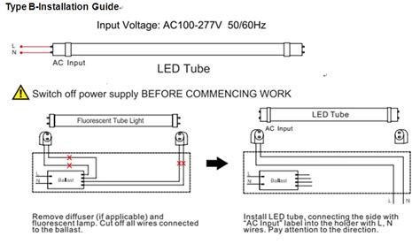 Type B Led Tube Wiring Diagram Yarn Aid