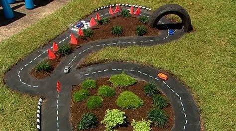 Make A Diy Outdoor Race Car Track For Your Kids Diy Projects For